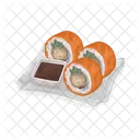 Sushi Comida Japonesa Ícone