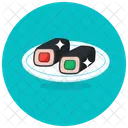 Sushi Japanisches Essen Meeresfruchte Symbol