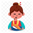 Sushi Eating Sushi Sushi Dish Icon