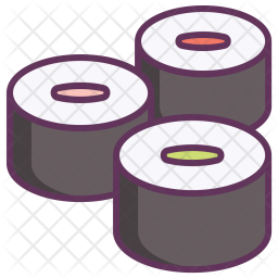 Sushi Icon Of Colored Outline Style Available In Svg Png Eps Ai Icon Fonts