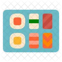 Sushi Pasto Giapponese Icon