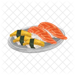 Sushi plate  Icon