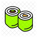 Sushi Roll Fast Food Japanese Icon