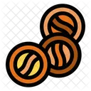 Sushi Roll Japanese Seafood Icon