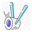 Sushi Roll Maki Roll Chopsticks Food Icon