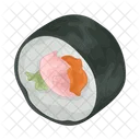 Sushi Rolle Sushi Essen Symbol