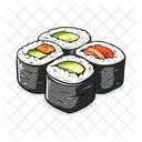 Sushi Rolle Symbol