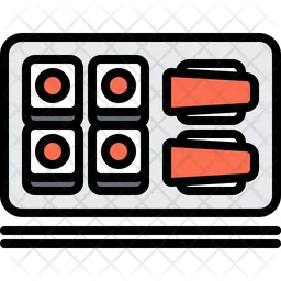 Sushi Rolle  Symbol