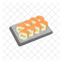 Rollen Lieferung Sushi Symbol