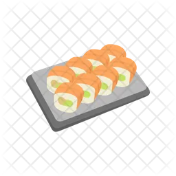 Sushi Rollen  Symbol