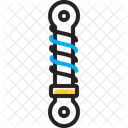 Suspension Tool Machine Car Repair Flexibility Mechanical Springy Spiral Shocker Car Parts Equipment Icon