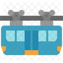 Suspension Railway Monorail Icon