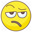Suspicious Emoji Suspicious Expression Emotag Icon