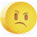 Suspicious Emoji Expression Icon