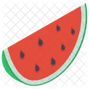 Susse Wassermelonenscheibe Wassermelone Obst Icon