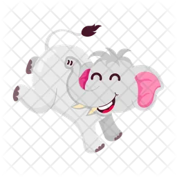 Süßer Elefant  Symbol