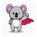 Süßer Koala-Held  Symbol