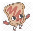 Süßer Toast  Symbol