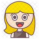 Susses Madchen Kind Kind Symbol