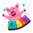 Süßes Schwein  Symbol