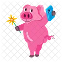 Süßes Schwein  Symbol