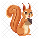 Süßes Streifenhörnchen  Symbol