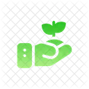 Sustainability Green Hand Icon