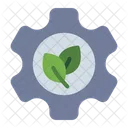 Sustainability Eco Gear Icon