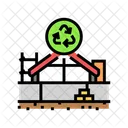 Sustainable Construction Green Icon