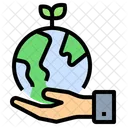 Sustainable Green Earth Icon