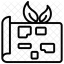 Sustainable City Planning Line Icon Icon