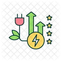 Sustainable electricity  Icon