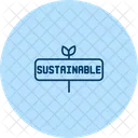 Sustainable Garden Sign Sustainable Garden Icon