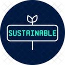 Sustainable Garden Sign Sustainable Garden Icon