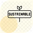 Sustainable Garden Sign Sustainable Garden Icon