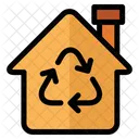 Sustainable Home Recycle Sustainability Icon