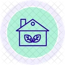 Sustainable Living Line Icon Icon