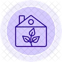 Sustainable Living Line Icon Icon