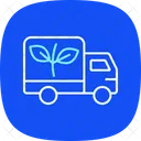 Green Transportation Blue Icon Icon