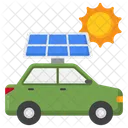Sustainable Transport Eco Car Power Icon