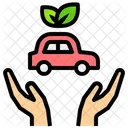 Sustentavel Ev Carro Ícone