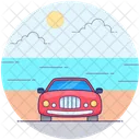 SUV 자동차 고급 자동차 개인용 자동차 아이콘