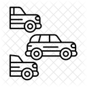 SUV-Stau  Symbol