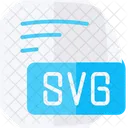 Svg Scalable Vector Graphics Flat Style Icon Ícone