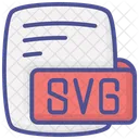 Svg Scalable Vector Graphics Color Outline Style Icon Icon