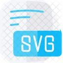 Svg Scalable Vector Graphics Flat Style Icon Icon