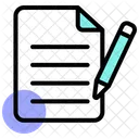 Sviluppo Di Script Scrittura Appunti Icon