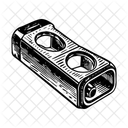Swage Block Blacksmith Molding Icon