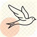 Swallow Bird Flying Icon