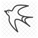 Swallow Bird Spring Icon